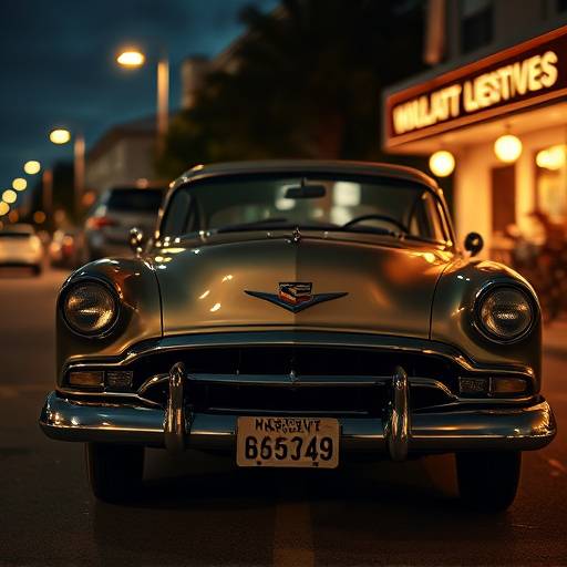 Coche clásico restaurado