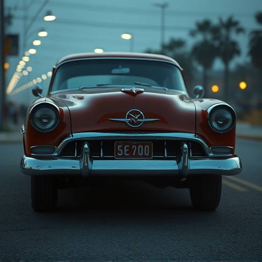 Coche clásico restaurado